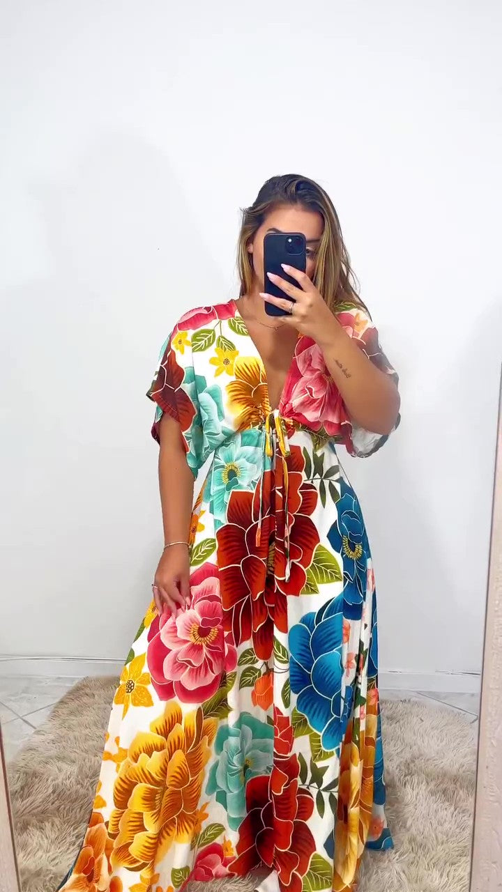 1319 | Vestido Jardim Encantado Aurora