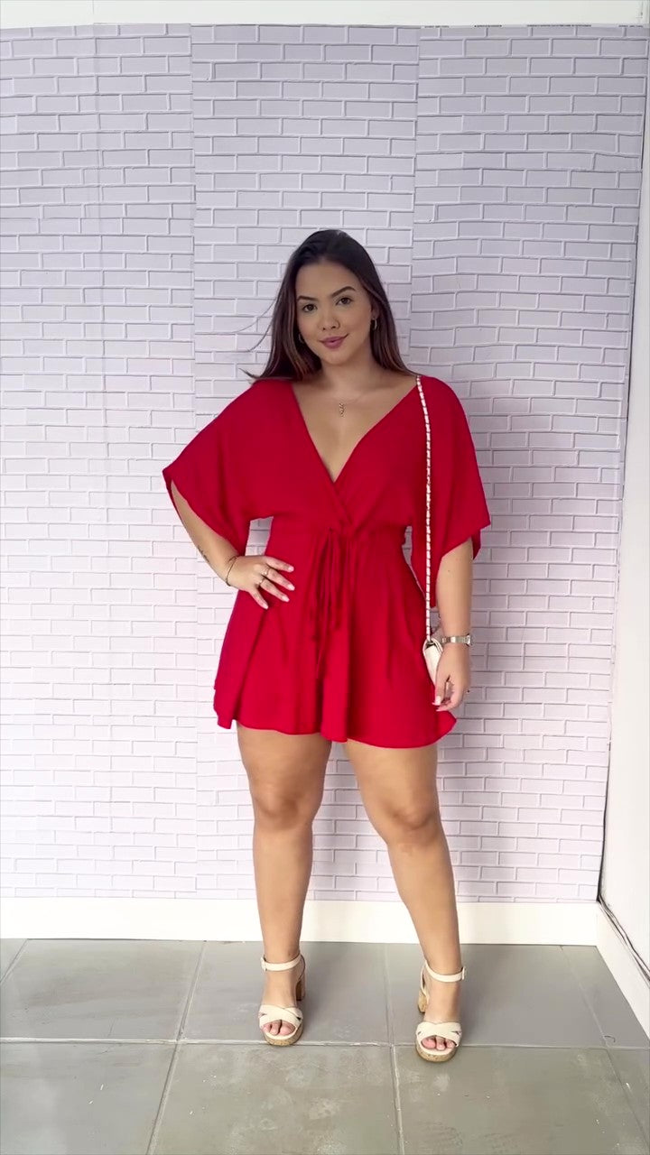 1320 | Vestido Red Passion Flow