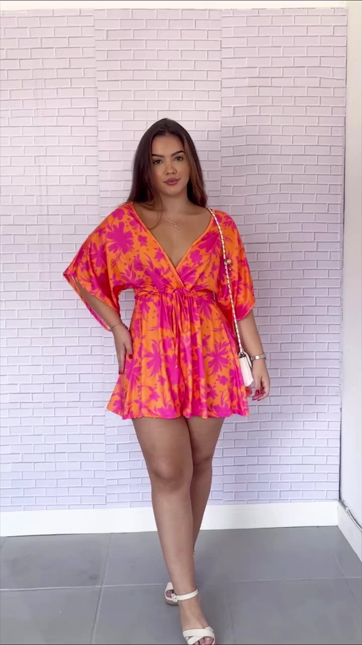 1314 | Vestido Pink Sunset Bloom