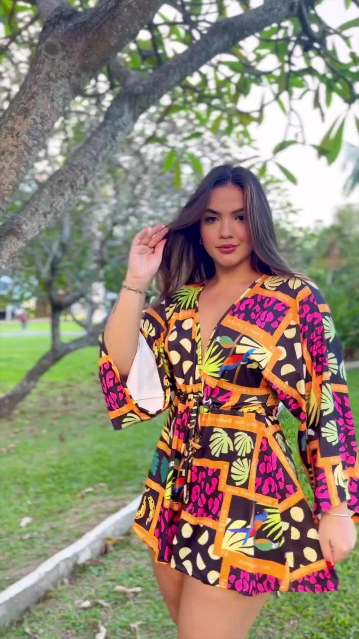 1268 | Vestido Jungle Mosaic Spirit