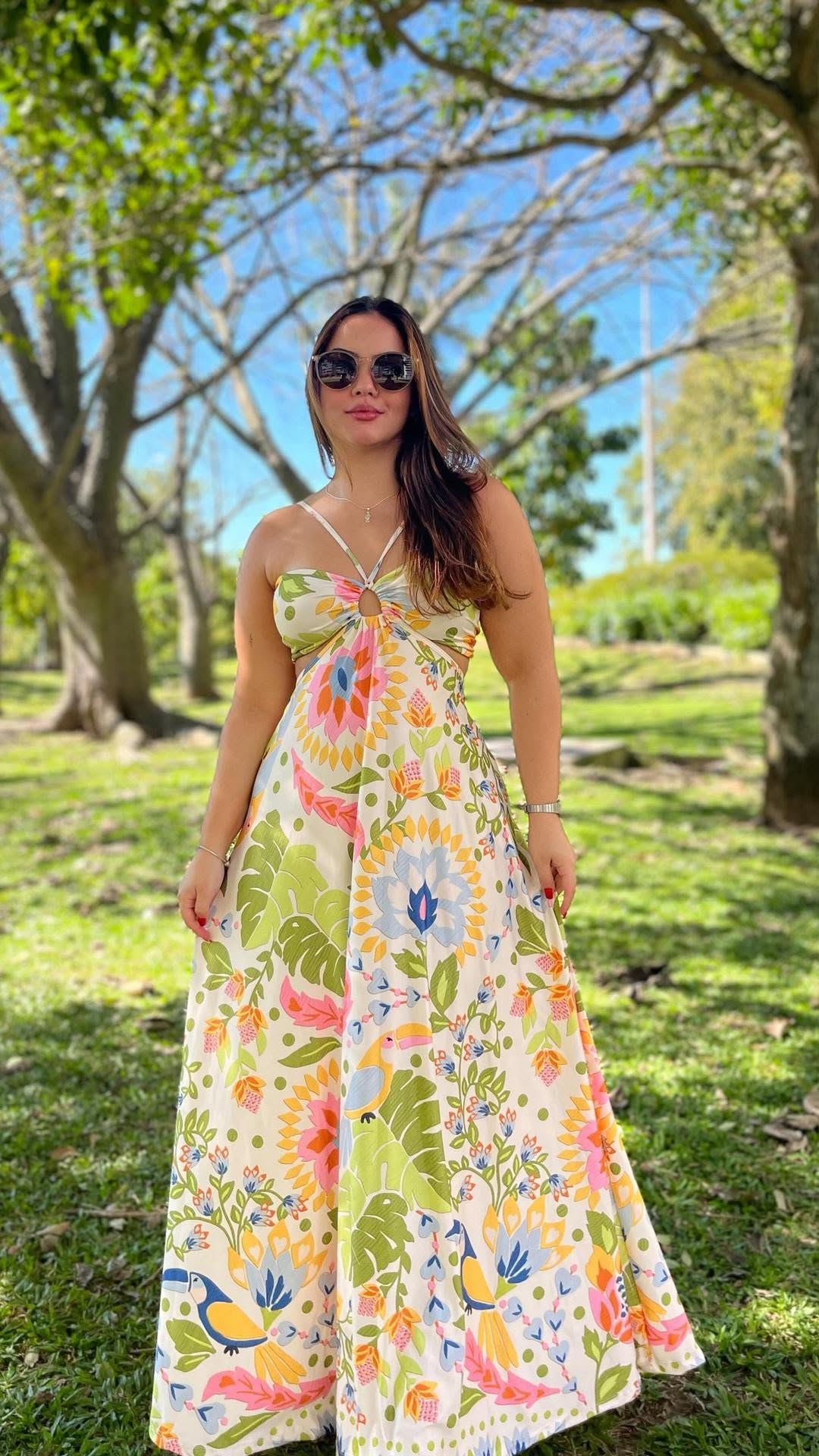 1332 | Vestido Jardim Encantado Lumière