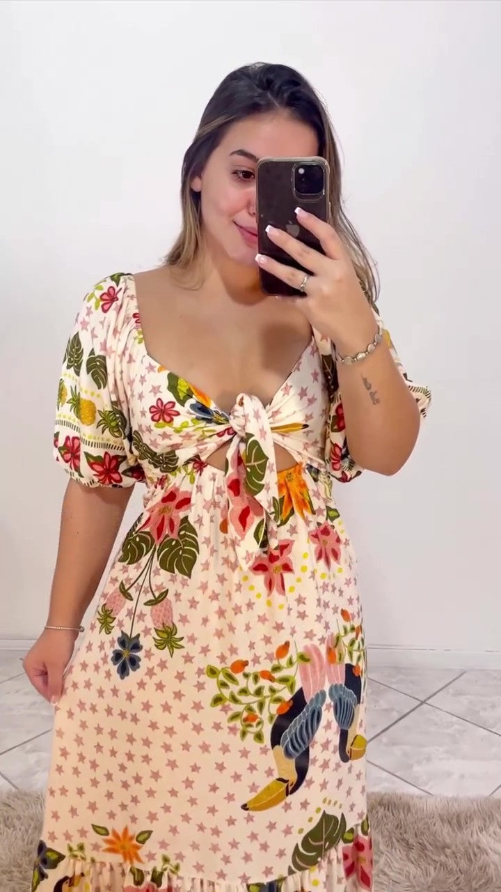 1282 | Vestido Doce Jardim Encanto